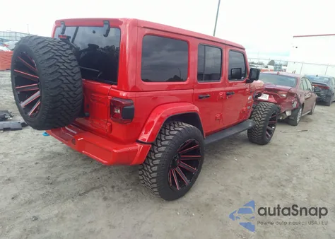 2022 Jeep Wrangler 4Xe Unlimited Sahara 4X4 z USA, uszkodzony, nr VIN 1C4JJXP62NW136932